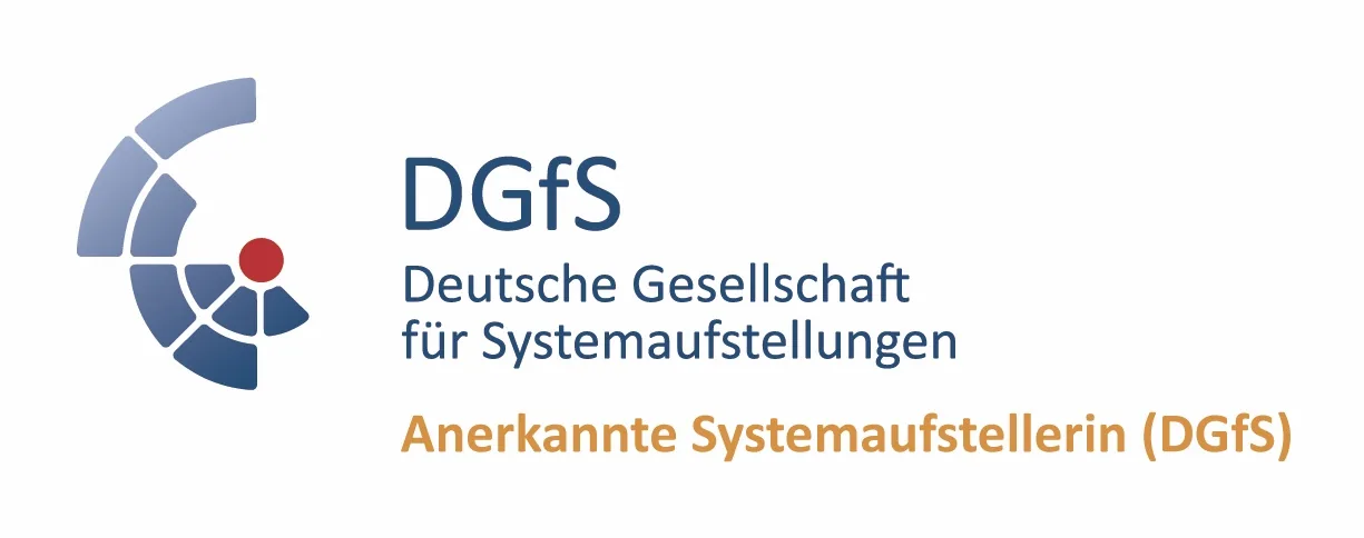 Siegel: Anerkannte Systemaufstellerin der Deutschen Gesellschaft für Systemaufstellungen (DGfS)